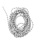 Patio Umbrella Replacement Cord And Lift Rope Heavy Duty 20 Foot Nylon String For Outdoor Crank Umbrellas coiled on white background