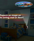 Cars Night Light Projector For Kids With Dusk To Dawn Sensor Plug In Night Light That Projects Six Cars Images featuring Lightning McQueen