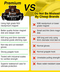 Comparison chart of premium Beast Magnets by POP vs cheap brands features in Double-Sided Magnet Fishing Kit With Case And Gear.