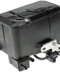 Vapor Canister Direct Replacement For Toyota Emissions System, black plastic canister, side view with connections visible.
