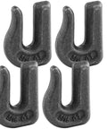 Four 5/16 Inch Weld-On Grade 70 Grab Hooks for flatbed trailers and tractors, heavy-duty weld-on grab hook with 4.700 WLL.
