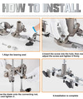 Installation guide for Pro Grade Mortise Lock Jig For Wooden Doors Easy Setup Door Lock Installation Kit With Tungsten Blades.