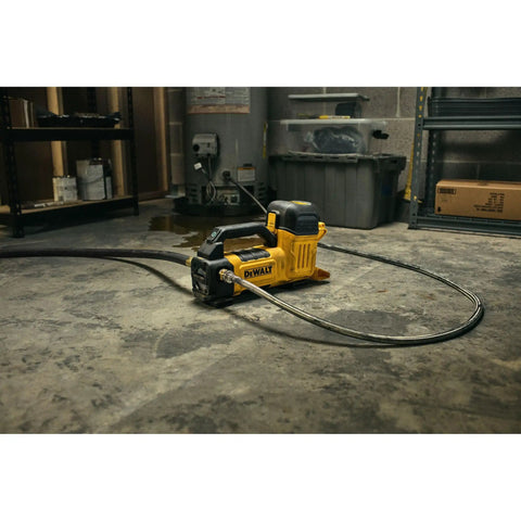 Top Shelf 20V Max Transfer Pump Kit delivers smooth HVAC and refrigerant flow at 10 gallons per minute in tool storage area.