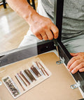 Using 49 Piece M6 Hex Socket Cap Screws And Barrel Nuts Set For Furniture Hardware Replacement with organized box shown