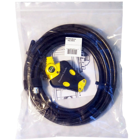 Python Adjustable Cable Lock For Cinching Tight Security No Flapping In Truck Beds Weather Tough Aluminum Alloy With Vinyl Coated Cable Built To Haul Your Gear Limited Lifetime Warranty Included in packaging