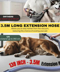 Pet Hair Grooming Brush Vacuum Attachment For Vacuum Cleaners Fits V7 V8 V10 V11 V15 Big Ball V6 DC58 DC59 And Shark NV501 HV322 HV301 Miele 1 3/8 Inch And 1.25 Inch, man using attachment on dog