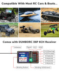 Six Channel 2.4GHz RC Receiver With FHSS Anti Interference Tech For X4 X5 X6 Transmitters Perfect For RC Cars And Boats