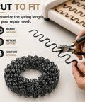 Heavy Duty 45 Foot Zig Zag Upholstery Springs For Couches with tools for custom cuts to fit furniture repair.