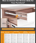 Heavy Duty Full Extension Side Mount Drawer Slides 22 Inch Soft Close Cabinet Runners With Brackets installation guide diagram.