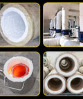 Ceramic fiber blanket insulation rolls and cut sections; 32x24x1 in, high-temperature up to 2400F (Amazon)