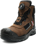 Composite Toe Work Boots With Quick Fit Dial Closure For Men And Women, Waterproof and Heat Resistant, front view