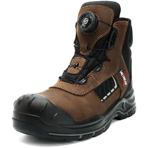 Composite Toe Work Boots For Men And Women With Quick Fit Dial Closure All Day Comfort Slip Resistant Rubber Outsole Kevlar