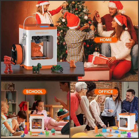 Plug And Play Beginner Friendly Open Source 3D Printer With WiFi Cloud Printing Fully Assembled Mini Home Printer for Kids and Students in home, school, and office settings