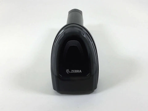 Front view of Wireless Bluetooth 2D And 1D Barcode Scanner With Cradle And USB Cord - Fast Handheld Imager For Retail Durable Easy Setup