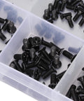 450 Piece Laptop Screws Kit With 15 Sizes M2 M2.5 M3 Replacement Screws For Notebook Computers And Electronics Repair Durable Carbon Steel Assortment With Storage Box