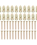 40 Pieces Self Drilling Drywall Anchor Kit Heavy Duty Metal Screw Anchors For Wall Mounts Seamless Finish After Install Universal Compatibility And Easy Secure Mounting, 40-piece set