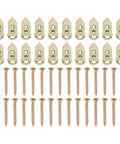 Self Drilling Drywall Anchors Kit 40 Pieces Carbon Steel Wall Anchors Heavy Duty No Drill Fasteners For Quick Mounts Of Shelves Frames TVs And More On Drywall, 40-piece set