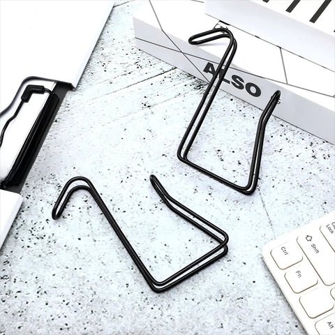 Must Have 4 Pack Wire Cubicle Hooks for Coat Hangers and Office Partition Panels Wall Mount over Cubicle Hanger Accessories