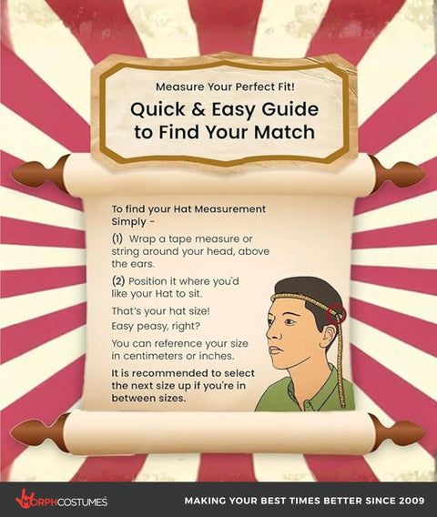 Guide to measure head for Yellow Hard Hat With Light For Construction Cosplay, Adjustable Miner Helmet size.