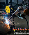 All In One 200 Amp MIG Welder With 110 And 220V Dual Voltage 7 Mode Multi Process Aluminum Workhorse Machine welding car