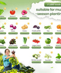Survival Vegetable Seeds Vault Kit With 36 Heirloom Varieties And Over 17,600 Non GMO Seeds suitable for multi-season planting