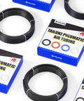 Black PU Air Hose Kit 4mm OD Two And A Half Millimeter ID 10m 32ft High Flex Pneumatic Hose for air tools and compressors