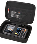 Rugged Tough Case For Borescope Inspection Cameras That Keeps Your Gear Safe From Drops And Water Fits MugEasy Daxiongmao DEPSTECH Telsong Lightswim SKYBASIC and other 4.3 in models, 8.1x5.7x3 in black hard case