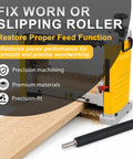 Keep Your Planer Rolling Smooth With This Solid Replacement Planer Roller Built To Squash Feed Chatter And Deliver Snappy Cuts Through Lumber All Day Long Without Breaking A Sweat, featuring precision fit.