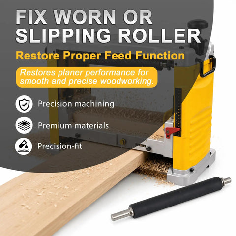 Keep Your Planer Rolling Smooth With This Solid Replacement Planer Roller Built To Squash Feed Chatter And Deliver Snappy Cuts Through Lumber All Day Long Without Breaking A Sweat, featuring precision fit.