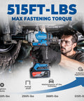 20V Brushless Impact Wrench Kicks 670 Ft Lbs Of Nut Breaking Torque At 2200 RPM Across Four Speeds As A Rugged Cordless Impact Gun Made For Weekend Warriors And Pro Mechanics Along With A Hassle Free 4Ah Battery And Charger used for vehicle maintenance.