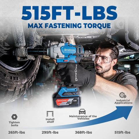 20V Brushless Impact Wrench Kicks 670 Ft Lbs Of Nut Breaking Torque At 2200 RPM Across Four Speeds As A Rugged Cordless Impact Gun Made For Weekend Warriors And Pro Mechanics Along With A Hassle Free 4Ah Battery And Charger used for vehicle maintenance.