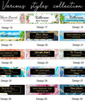 Various styles of custom desk name plate for teachers acrylic block personalize your name title date logo office desk sign gift.