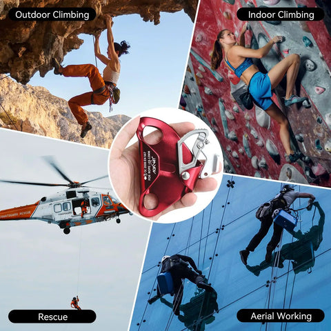 Chest Ascender Rope Grab Go-To Tree Climbing And Rappelling Gear Ultralight Durable Aluminum Alloy Rescue Equipment CE Certified