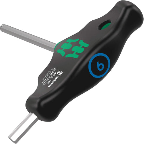 Close-up of 4547 HF T-Handle Screwdriver Set With Hex-Plus, Holding Function showing ergonomic two-component grip and Hex-Plus tip