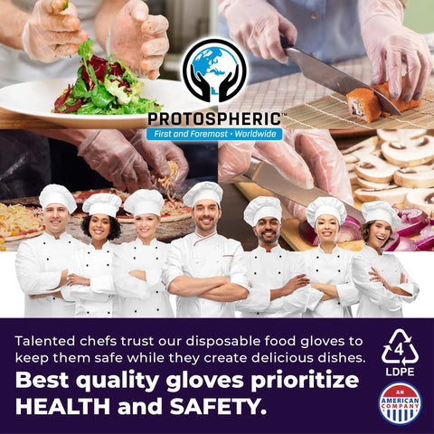 Zero Drama Disposable Poly Gloves For Food Prep And Slick Kitchen Grade Safety Gear For Cooking And Serving Delivers Super Thin Yet Tough Polyethylene Protection That Is Totally Fresh For Any Busy Kitchen Gig.
