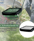 Mini Broadcast Spreader Cover With Clear PVC Window Waterproof 18.1 Inch By 16.1 Inch Fits Scotts Seed Spreader And Other Mini Spreader Brands Cover Only Spreader Not Included