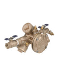 Badass 3/4 Inch Reduced Pressure Zone Assembly Bronze Lead Free Backflow Preventer For Potable Water Protection, showing copper valve.