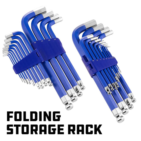 Metric Jumbo Long Point Magnetic Hex Key Wrench Set With Ball End Built Tough For Maximum Reach And Easy Grips 13 Piece 2mm To 19mm Allen Wrenches For Tight Spaces And Heavy Duty Projects