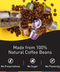 Original Machine Compatible Espresso Pods Grab N Go Variety Pack In Aluminum Capsules with coffee beans