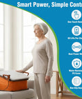 Innovative Home Tech SeatLift Electric Stand Assist Cushion Rechargeable Portable Lift Chair Pad For Easy Rising supports easy rising with remote control.