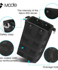 Heavy Duty Electric Chain Hoist Bags For 25m Chain 82ft Long, Large Capacity Nylon, Safety Clasp, Drainage Hole, Black