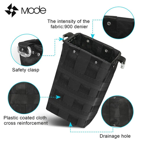 Heavy Duty Electric Chain Hoist Bags For 25m Chain 82ft Long, Large Capacity Nylon, Safety Clasp, Drainage Hole, Black