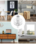 5 Sets Iron Bed Column Connector Screws Kit For Sofa Legs And Bed Posts displayed in living room setting