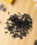 450 Piece Carbon Steel Self Tapping Screw Kit With Cross Head For Small Electronics And Home DIY Repairs, Weather Resistant Finish