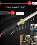 No Sweat Neodymium Shop Magnet Wand With Telescoping Pole And Snappy Release Trigger measuring 11.22 inches, ideal for metal debris removal.