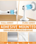 Two Pack Magnetic Door Stoppers Set Stainless Steel Wall And Floor Mount No Drilling Door Stop With 3D Adhesive Tapes