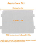Universal Microwave Mica Plates Set For Waveguide Cover Heat Resistant 4.25 Inch By 3.9 Inch dimensions and thickness details
