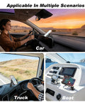 Anti Vibration Phone Mount With Vibration Dampener And 1s Lock Release in car, truck, boat, applicable for multiple scenarios