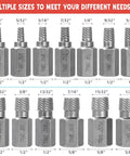 13 Piece Screw Extractor Set With Hex Head MultiSpline Easy Out Kit for stripped, broken, and rusted bolts and screws.