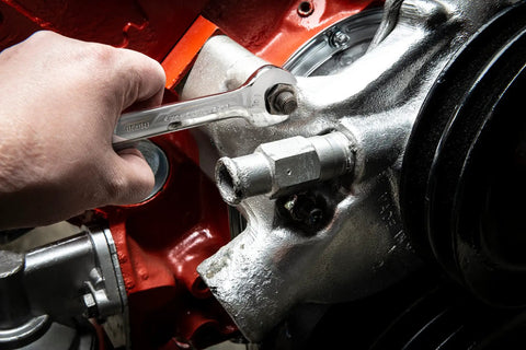 Using Stubby Metric Wrench Set, 10 Piece 12 Point Combination Wrenches For Tight Spaces on automotive part